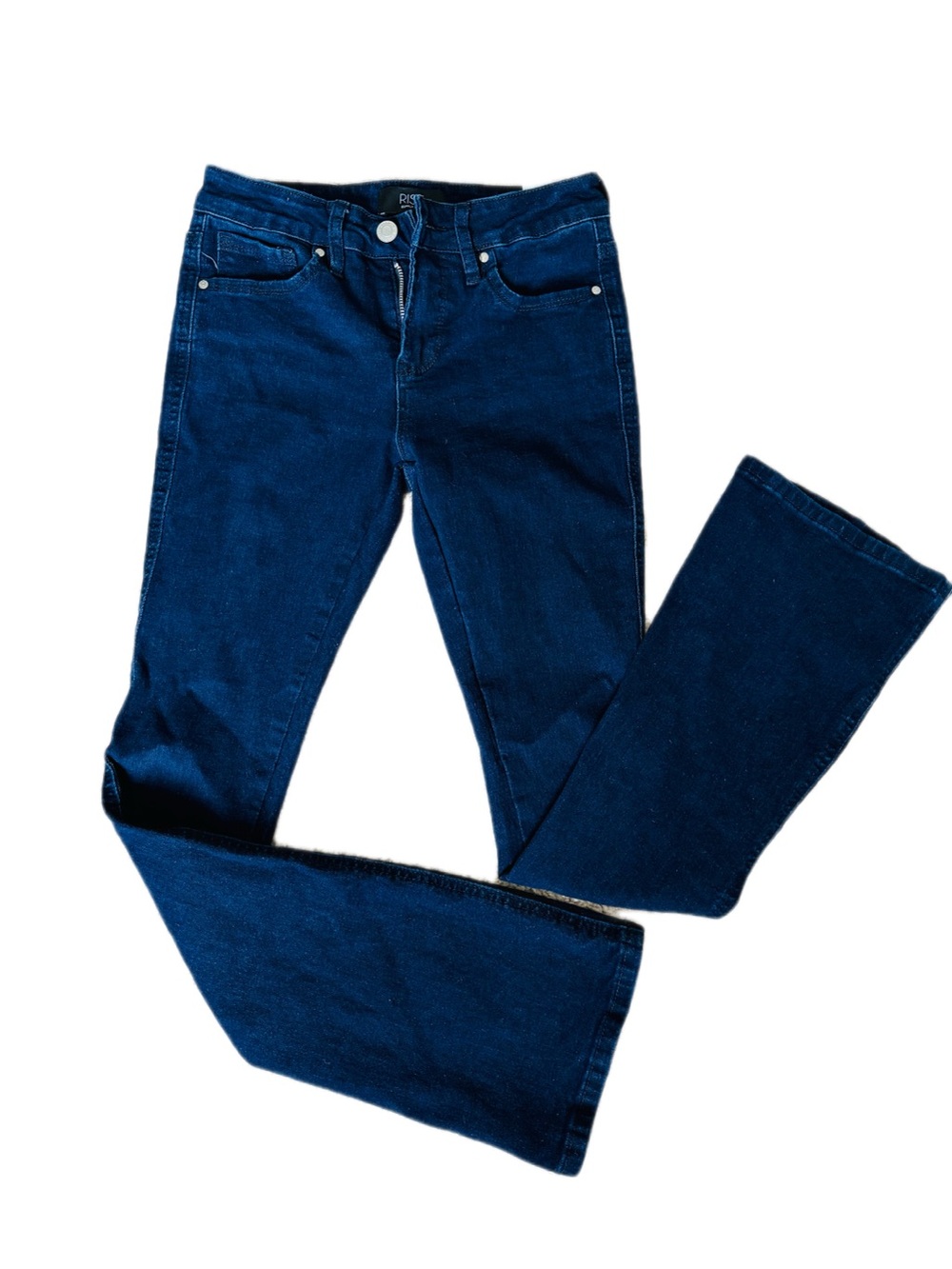 Women's Flare Jeans in Dark Blue - Classic Everyday Style